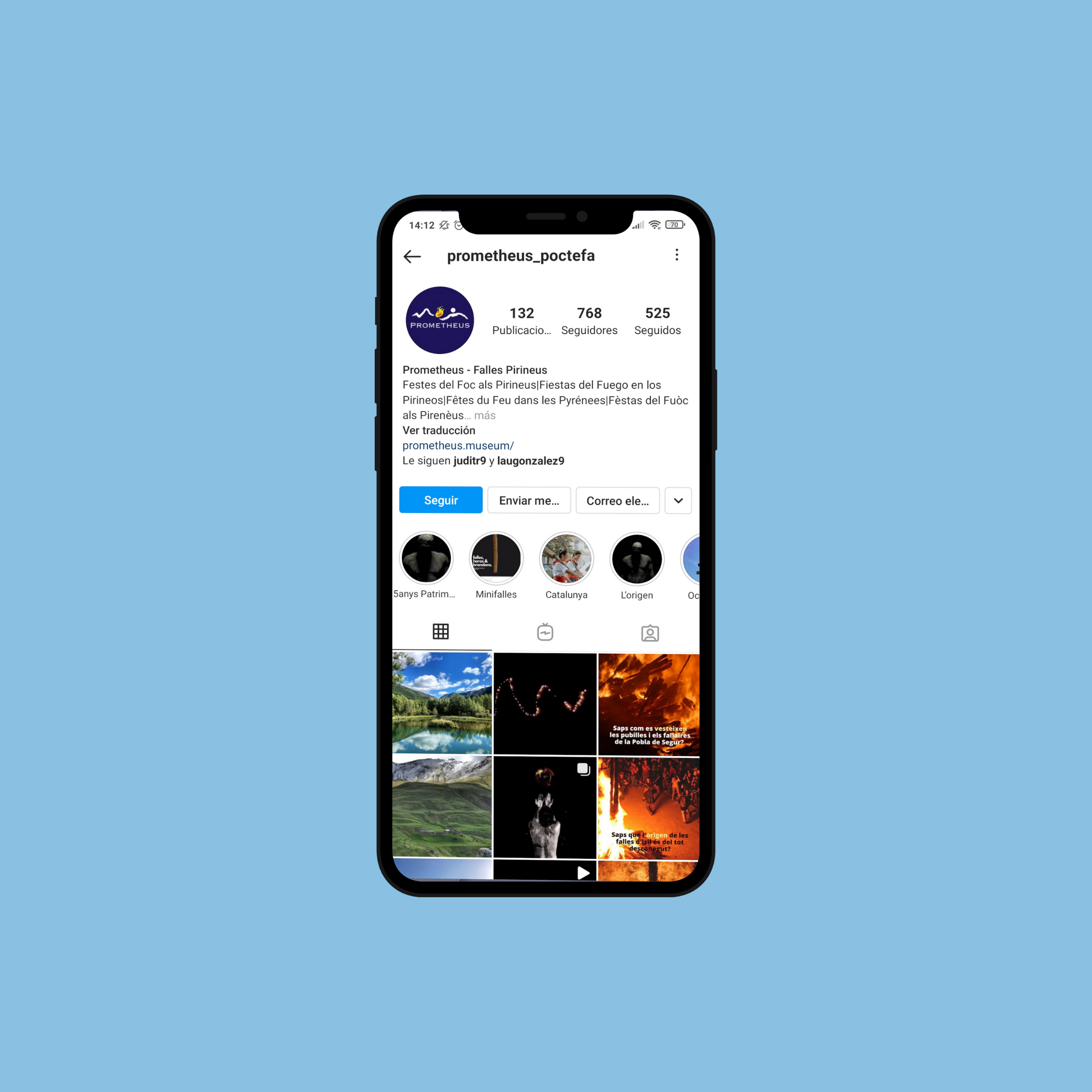 Xarxes socials de Prometheus Poctefa